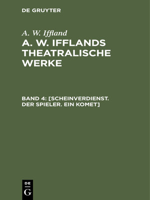 cover image of [Scheinverdienst. Der Spieler. Ein Komet]